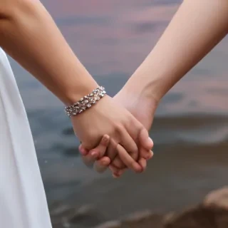 couple holding hands aesthetic