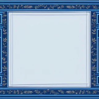 blue border