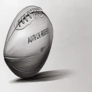 football drawing