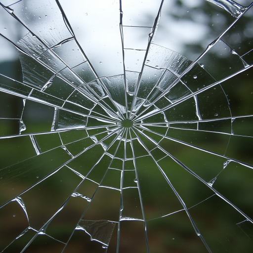 wallpaper broken glass