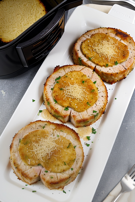 parmesan crusted pork chops air fryer