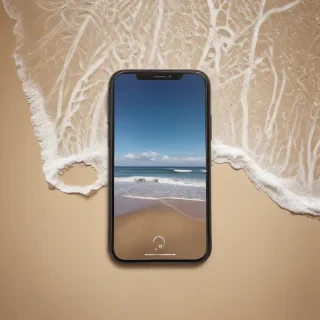 iphone beach