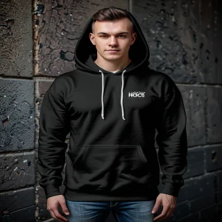 black hoodie mockup