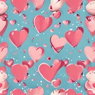 cute heart background