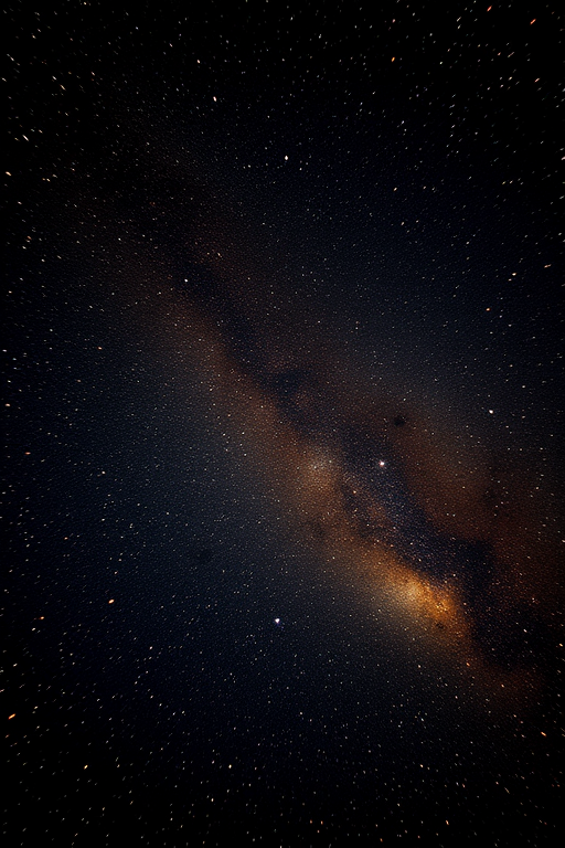 high-resolution image of a starry night sky with golden stars radiating outward, depth of field, ISO 100, f/8, 1/60s, 24mm lens, wide-angle view, digital camera, HDR style