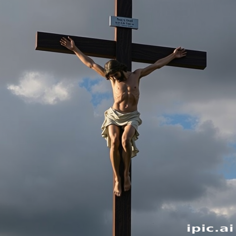 pics of jesus on the cross