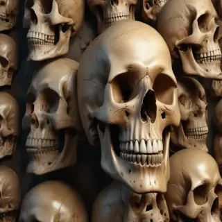 skull background