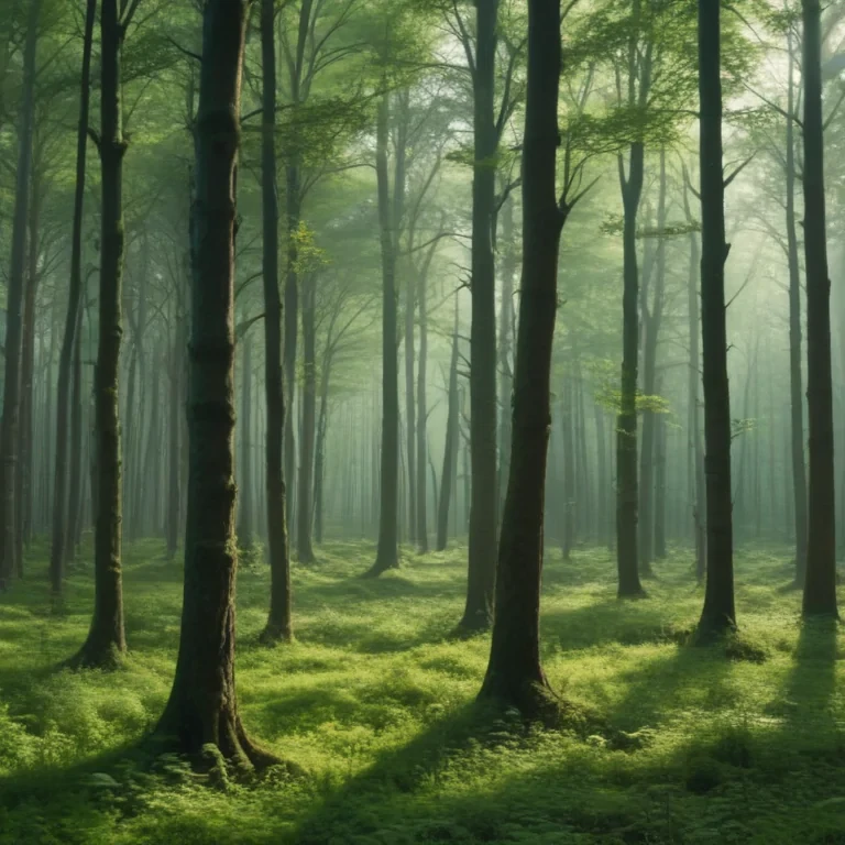 green forest aesthetic