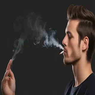 smoking transparent background
