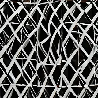 black with white pattern