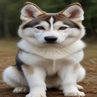 alaskan husky shepherd