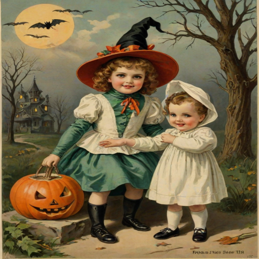 public domain images halloween