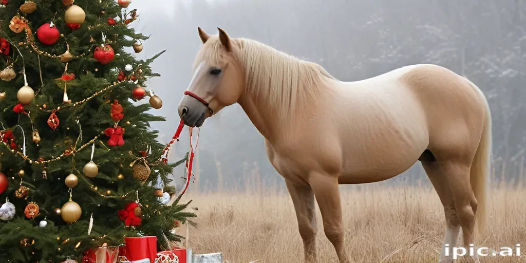merry christmas horse images