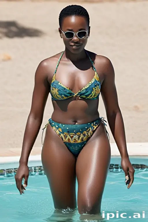 Lupita Nyong'o in bikini