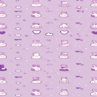 kawaii purple wallpaper