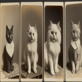 vintage cat photos