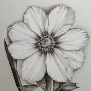 flower drawings pencil