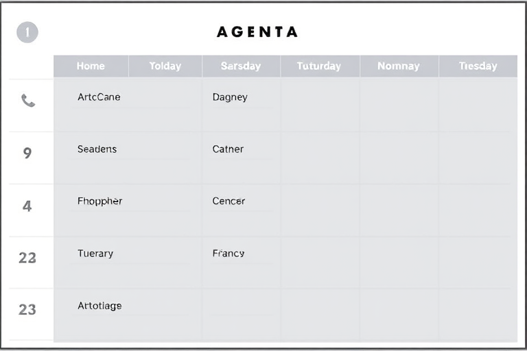 agenda png