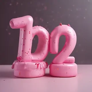 pink happy new year 2024