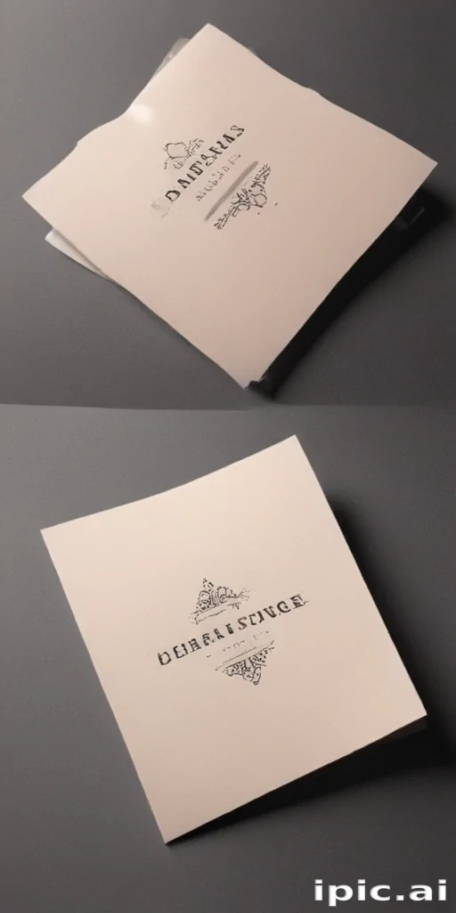 greeting card mockup