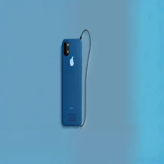 blue phone background
