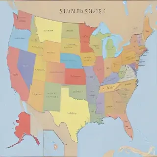 map united states