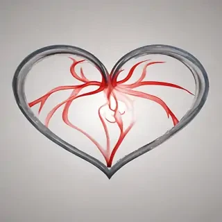 heart outline transparent