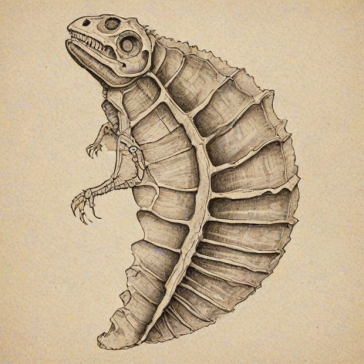 fossil drawing