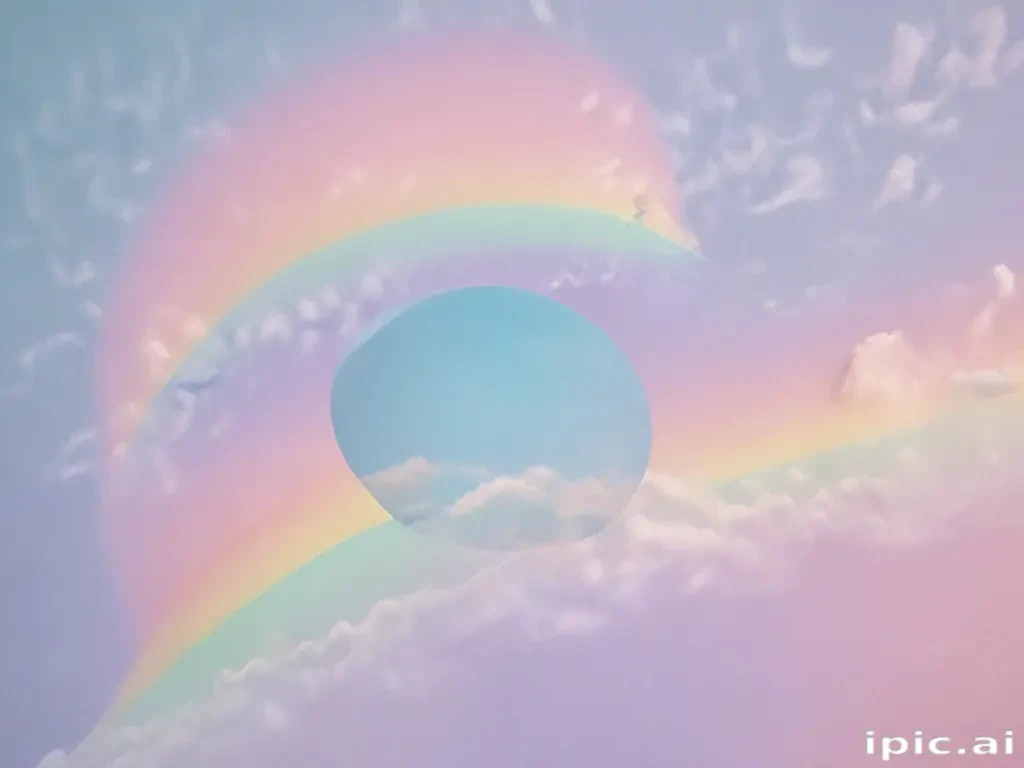 pastel rainbow