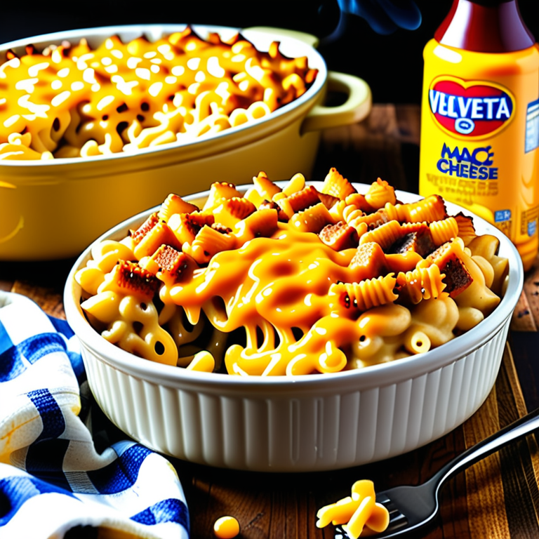 smoked mac and cheese with velveeta