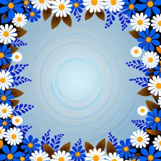 background flower blue