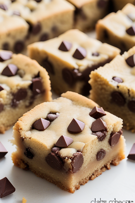 lazy chocolate chip cookie bars