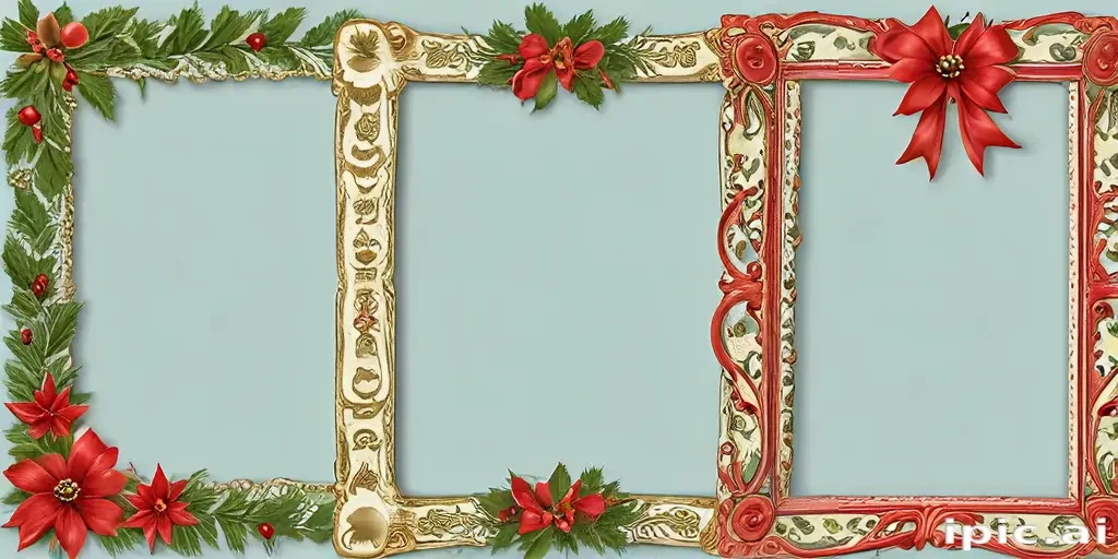 christmas clip art frames