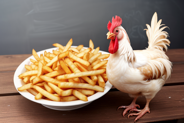 can chickens eat french fries