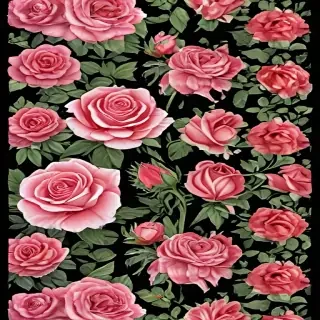 rose border
