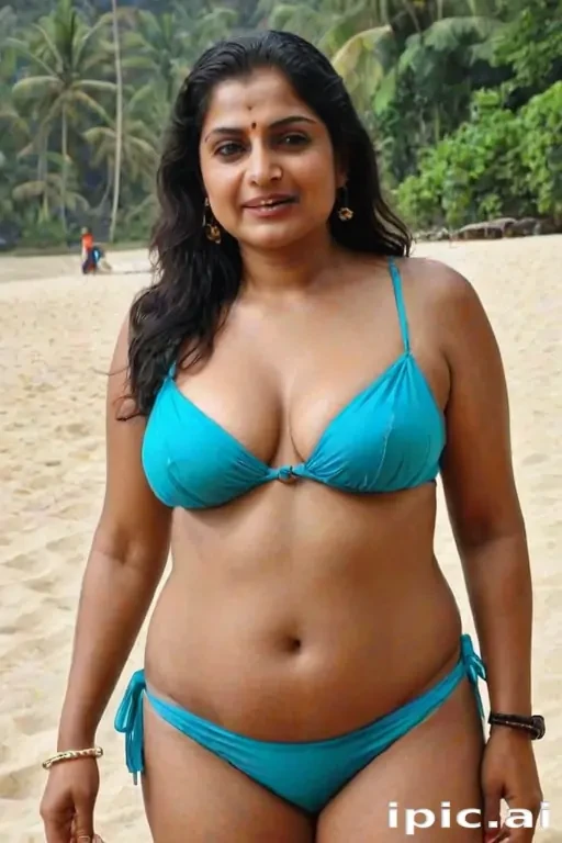 indian aunty bikini