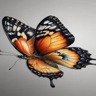 butterfly drawing png