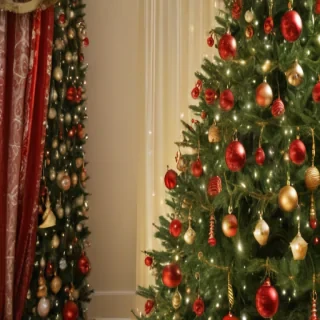 christmas background tree