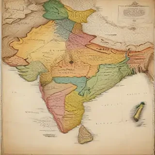 map of india