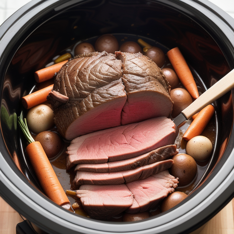 cooking sirloin tip roast in slow cooker