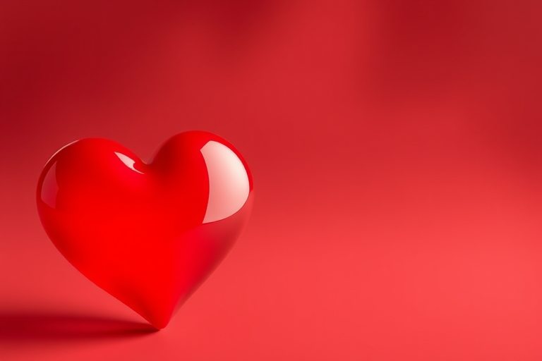Create an illustration of two red hearts with soft gradients and a transparent background, shot with a Canon EOS R, 50mm lens, f/1.8 aperture, 1/125 shutter speed, and ISO 100 for high clarity and detail.