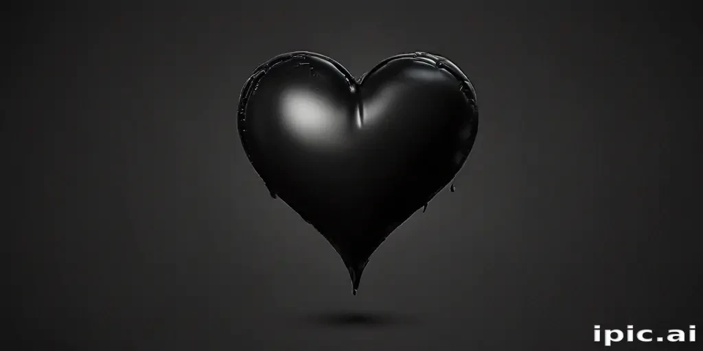 black heart pic