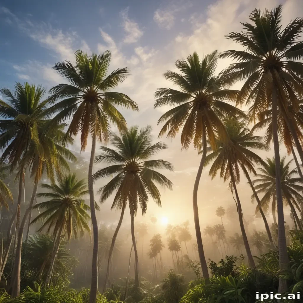 palm trees background
