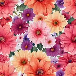 flowers with no background
