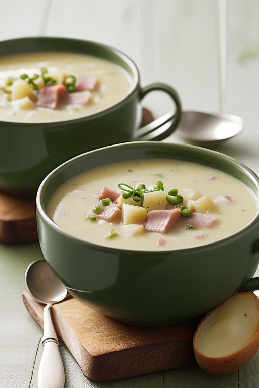 ham potato and leek soup