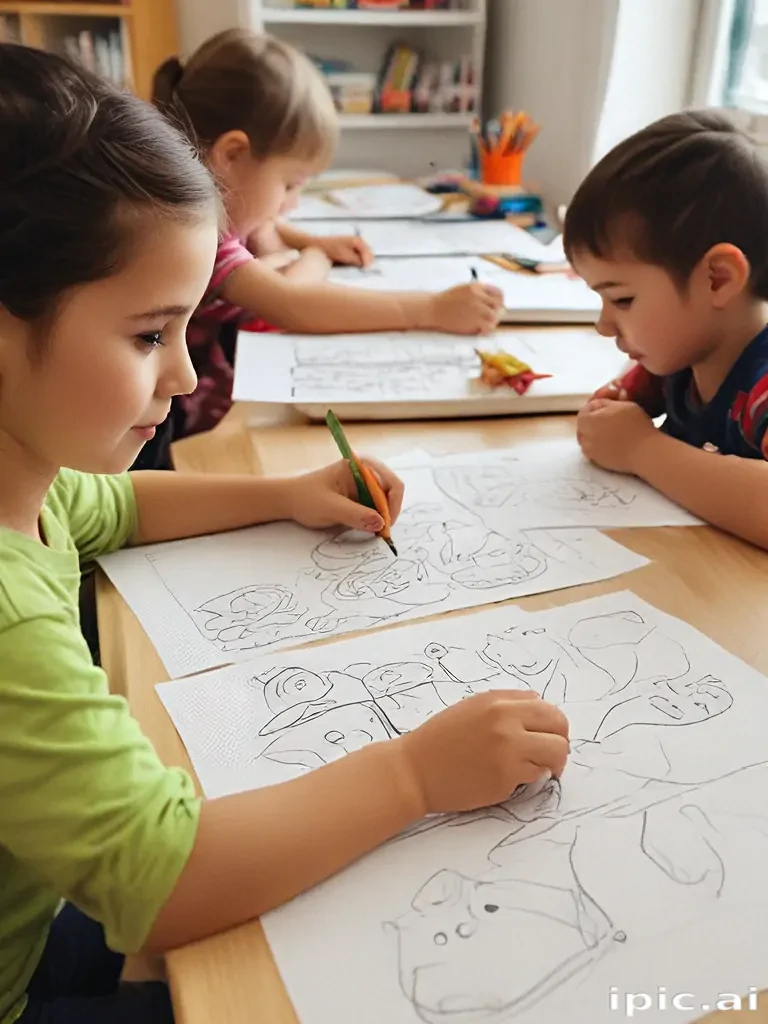 kids drawing