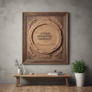 free wall art mockup