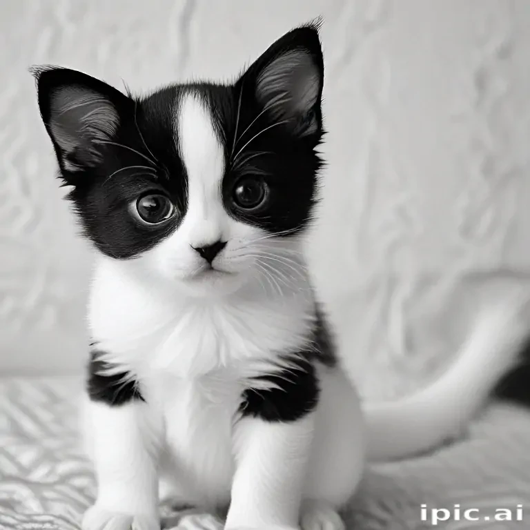 cute black and white