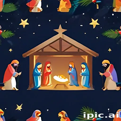 free christmas nativity scene