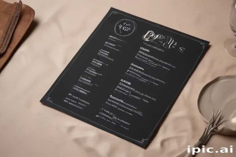 menu mockup free
